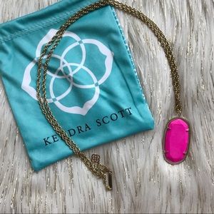 Kendra Scott Rae Necklace - Magenta Magnesite